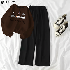 Women's Premium Sweatshirt And Pant Set
