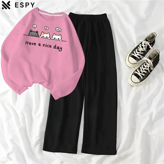 Women's Premium Sweatshirt And Pant Set