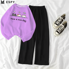 Women's Premium Sweatshirt And Pant Set