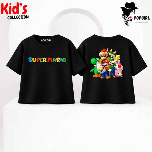 Kid's Drop Shoulder T shirt - Both Side Design