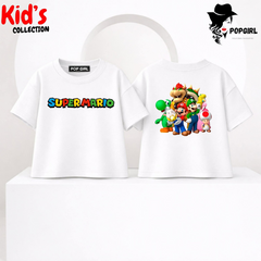 Kid's Drop Shoulder T shirt - Both Side Design