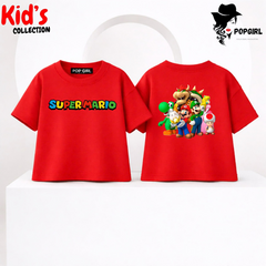 Kid's Drop Shoulder T shirt - Both Side Design
