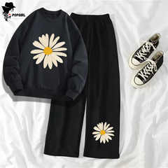 Women's Premium Sweatshirt And Pant Set