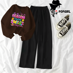 Women's Premium Sweatshirt And Pant Set