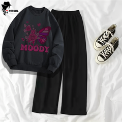 Women's Premium Sweatshirt And Pant Set