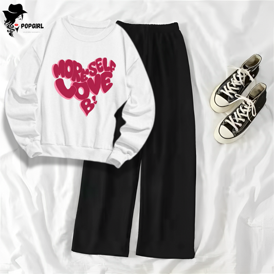 Women's Premium Sweatshirt And Pant Set