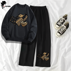 Women's Premium Sweatshirt And Pant Set