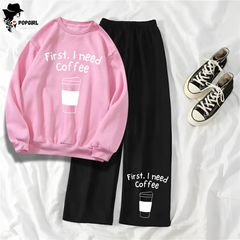 Women's Premium Sweatshirt And Pant Set