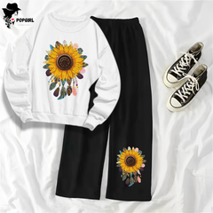 Women's Premium Sweatshirt And Pant Set