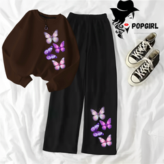 Women's Premium Sweatshirt And Pant Set