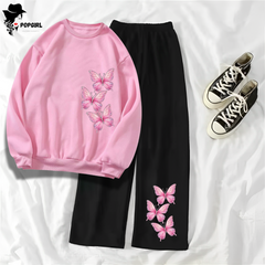 Women's Premium Sweatshirt And Pant Set