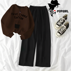 Women's Premium Sweatshirt And Pant Set