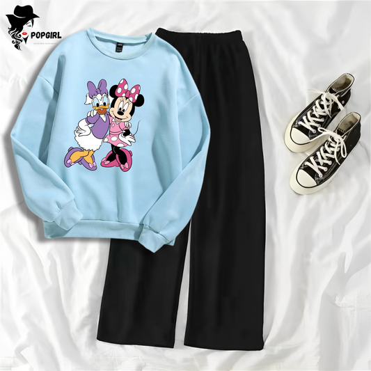 Women's Premium Sweatshirt And Pant Set