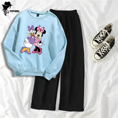 Women's Premium Sweatshirt And Pant Set