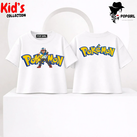 Kid's Drop Shoulder T shirt - Both Side Design