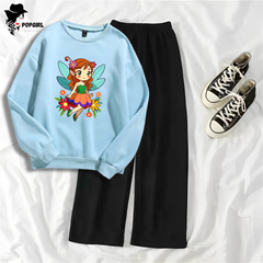 Women's Premium Sweatshirt And Pant Set