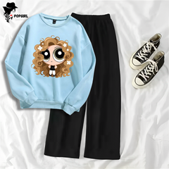 Women's Premium Sweatshirt And Pant Set