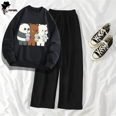 Women's Premium Sweatshirt And Pant Set