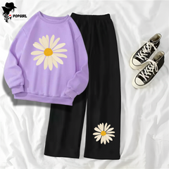 Women's Premium Sweatshirt And Pant Set