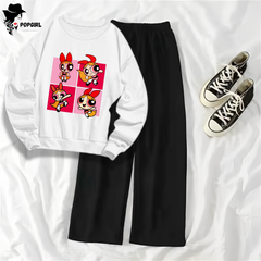 Women's Premium Sweatshirt And Pant Set