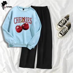 Women's Premium Sweatshirt And Pant Set