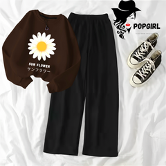 Women's Premium Sweatshirt And Pant Set