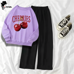 Women's Premium Sweatshirt And Pant Set