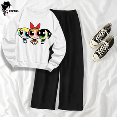 Women's Premium Sweatshirt And Pant Set