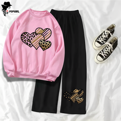 Women's Premium Sweatshirt And Pant Set