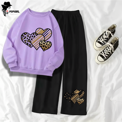 Women's Premium Sweatshirt And Pant Set