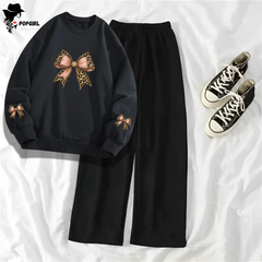 Women's Premium Sweatshirt And Pant Set