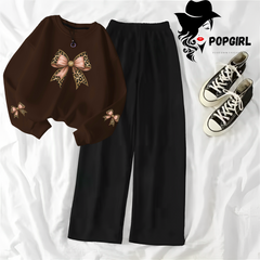 Women's Premium Sweatshirt And Pant Set