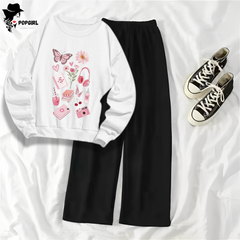 Women's Premium Sweatshirt And Pant Set
