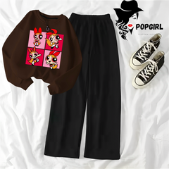 Women's Premium Sweatshirt And Pant Set