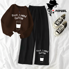 Women's Premium Sweatshirt And Pant Set