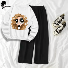 Women's Premium Sweatshirt And Pant Set