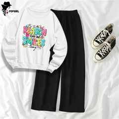 Women's Premium Sweatshirt And Pant Set