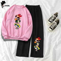 Women's Premium Sweatshirt And Pant Set