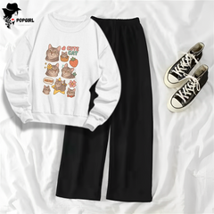 Women's Premium Sweatshirt And Pant Set