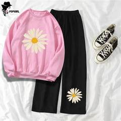 Women's Premium Sweatshirt And Pant Set