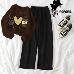 Women's Premium Sweatshirt And Pant Set