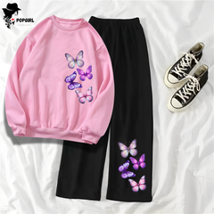 Women's Premium Sweatshirt And Pant Set