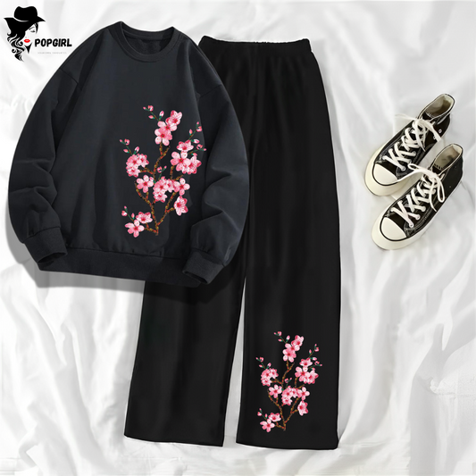Women's Premium Sweatshirt And Pant Set