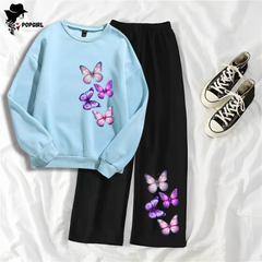 Women's Premium Sweatshirt And Pant Set