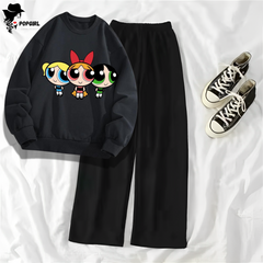 Women's Premium Sweatshirt And Pant Set