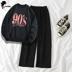 Women's Premium Sweatshirt And Pant Set
