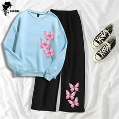 Women's Premium Sweatshirt And Pant Set