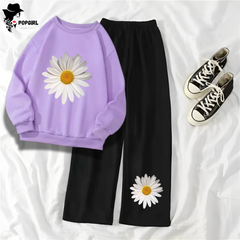 Women's Premium Sweatshirt And Pant Set