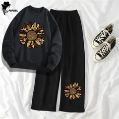 Women's Premium Sweatshirt And Pant Set