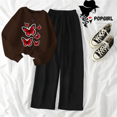 Women's Premium Sweatshirt And Pant Set
